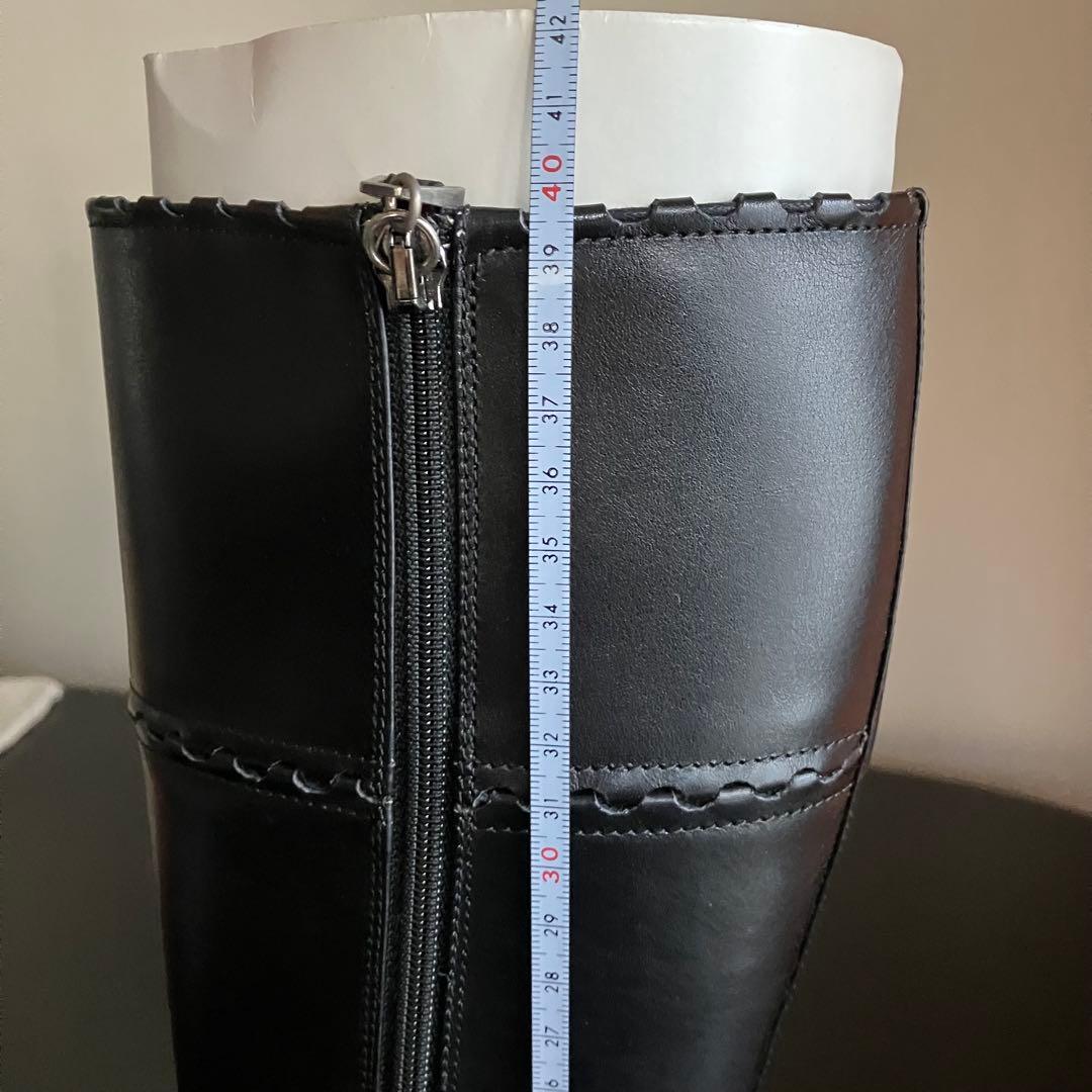 希少　ALAIA レザーロングブーツ　ビンテージ　アズディン・アライア　マドンナ