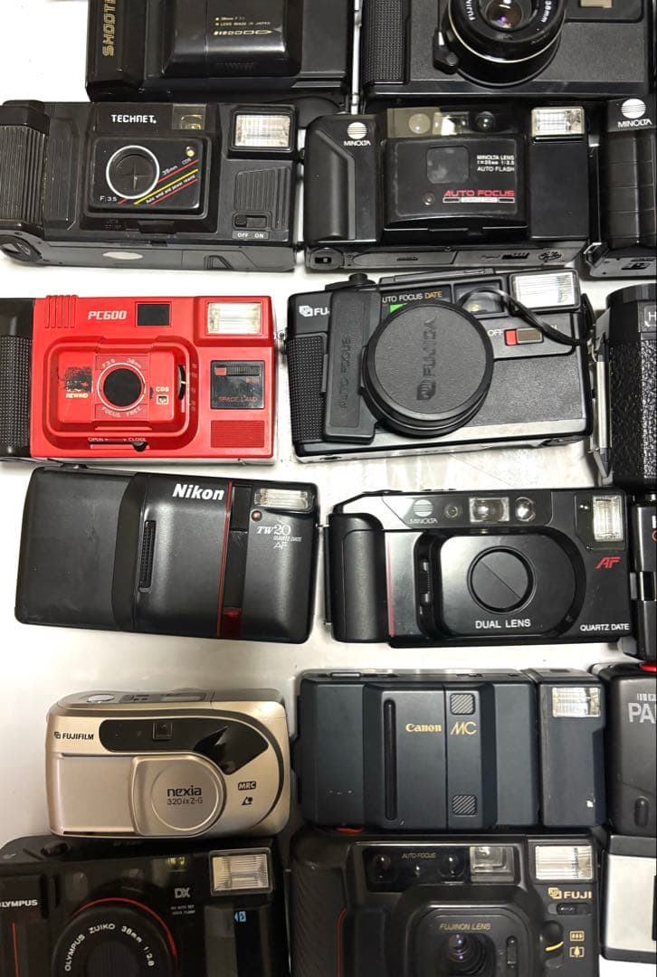 コンパクト135mmフィルムカメラ35台まとめセット（ジャンク品）