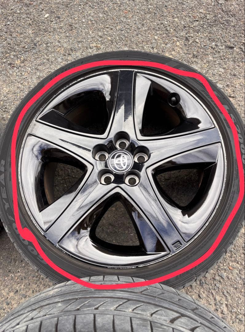 50プリウス　 ブラックエディション純正ホイールタイヤ付　美品　送料込み