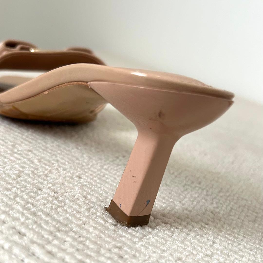 サルヴァトーレ フェラガモ サンダル ミュール ヴァラリボン 23cm