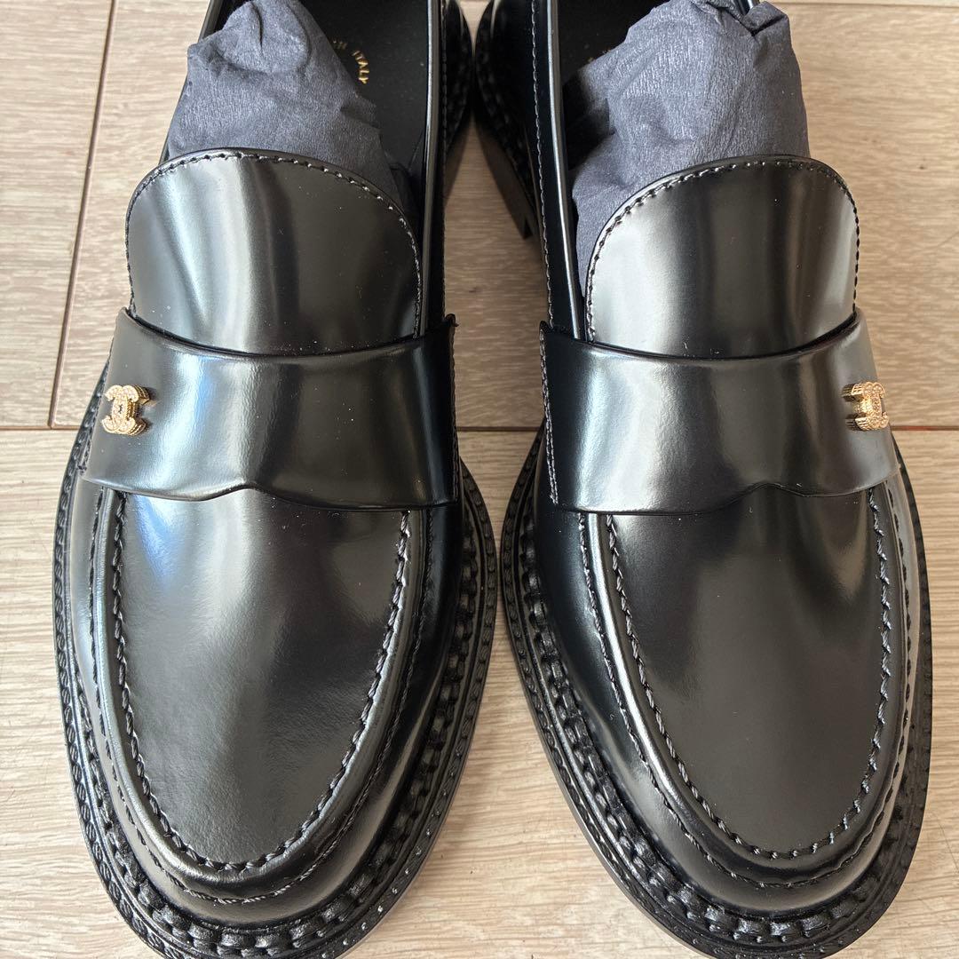 新品•未使用　今季　CHANEL シャネル　ローファー　サイズ23.5-24