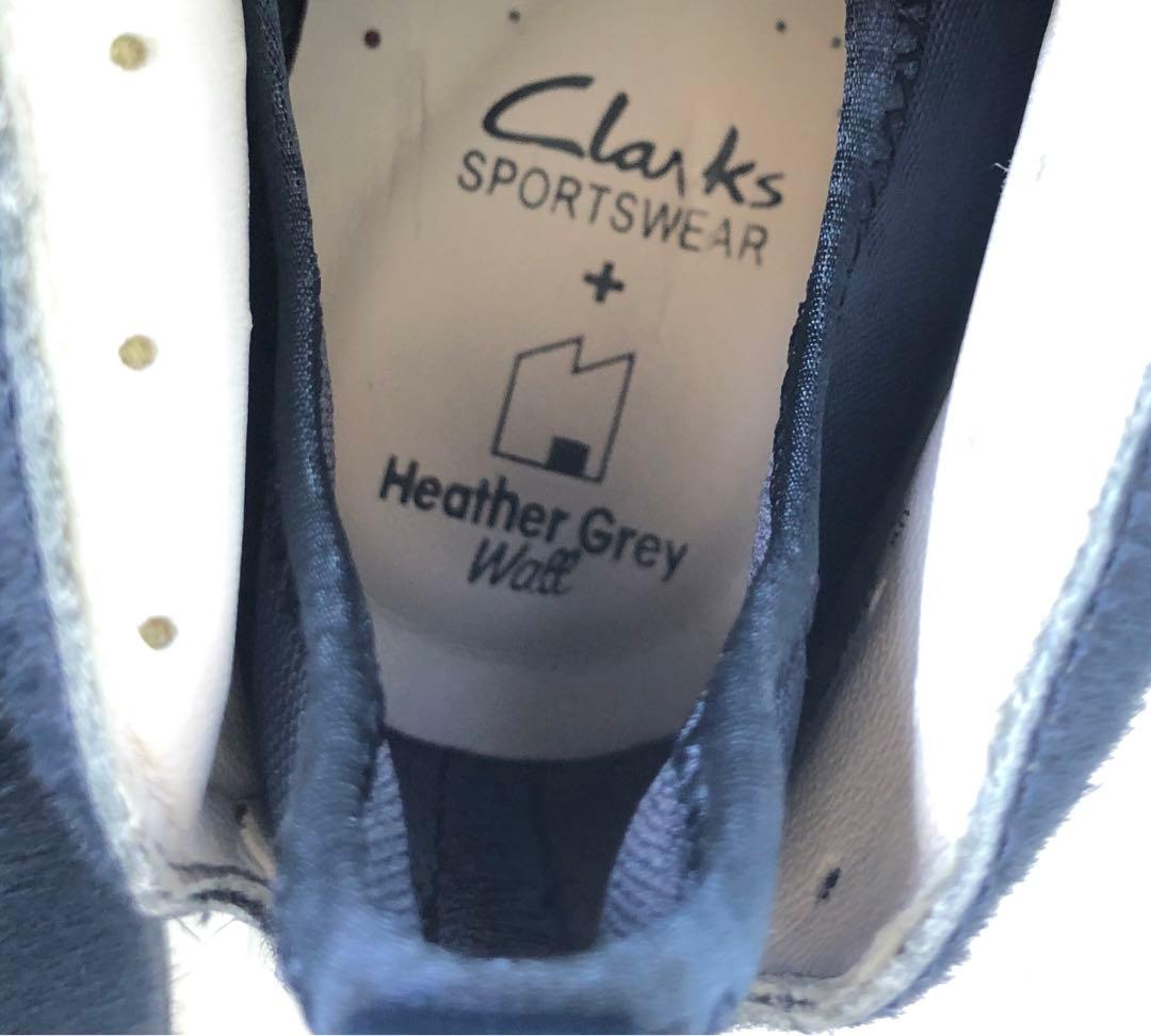 27.5 Clarks Heather Grey Wall オリジナルズ