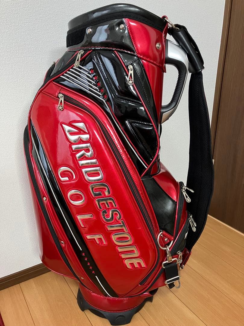 BRIDGESTONE (ブリヂストン )ゴルフ キャディバッグ レッド
