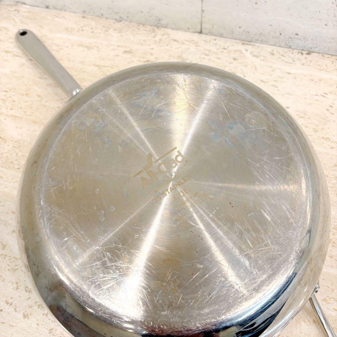 超美品☆All-Clad オールクラッド☆ステンレス超高級片手鍋☆26cm