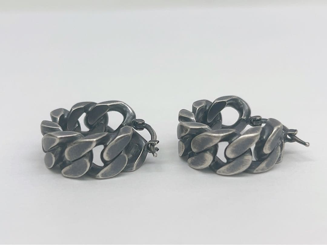 9AA33 新品未使用【MM6 Maison Margiela 】フープピアス