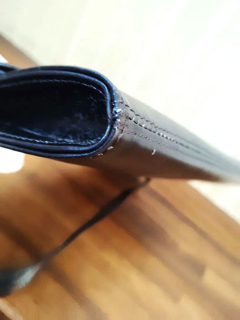 美品　モラビト　ヴァンドーム　ショルダーバッグ　レザー　ブラック 保護袋