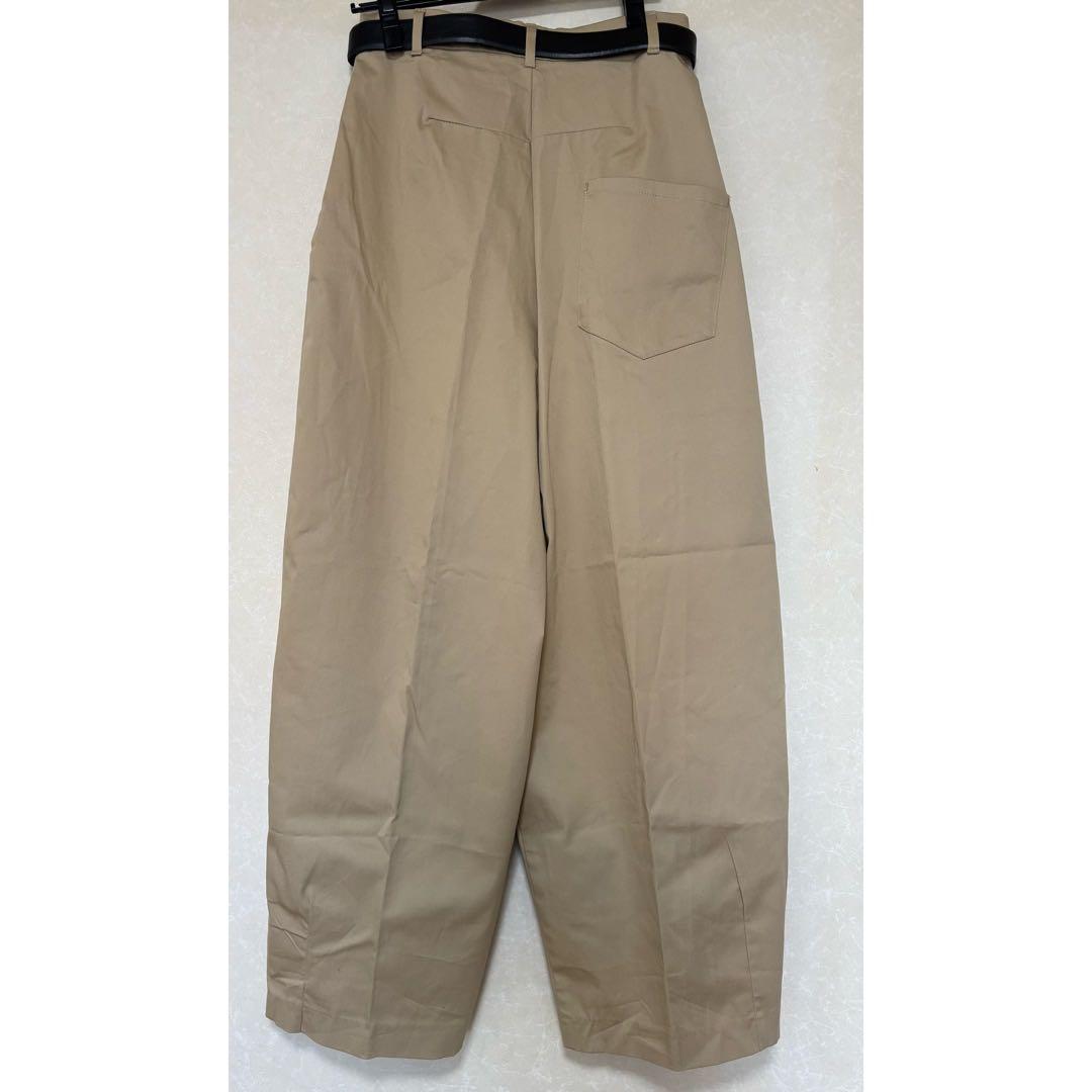 ZARA ザラ ベルト付きワイドパンツ チノパン