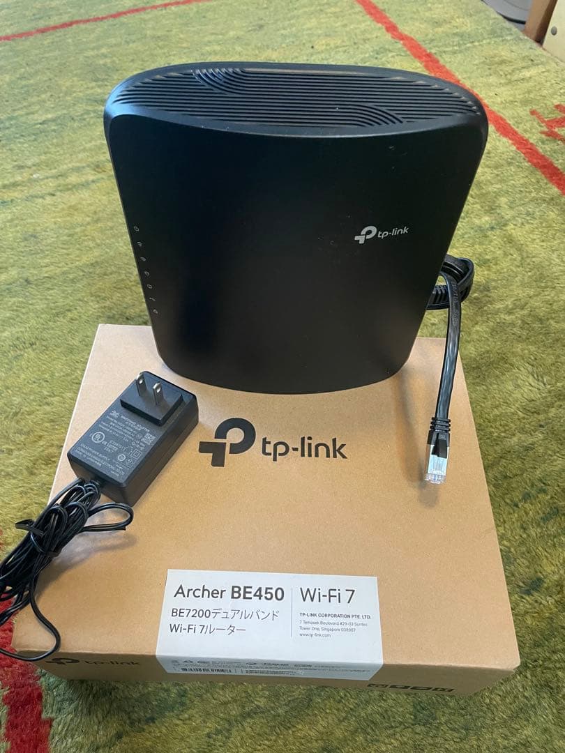 TP－LINK Wi－Fi 7 デュアルバンド　ルーターArcher BE450