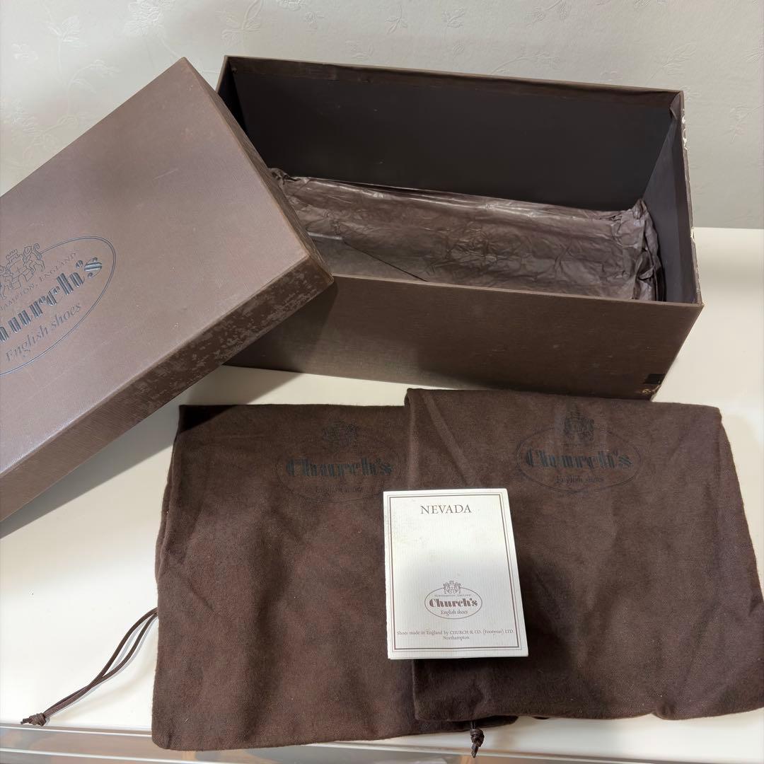 Church's チャーチ シャノン ポリッシュドバインダー 60F 103 黒