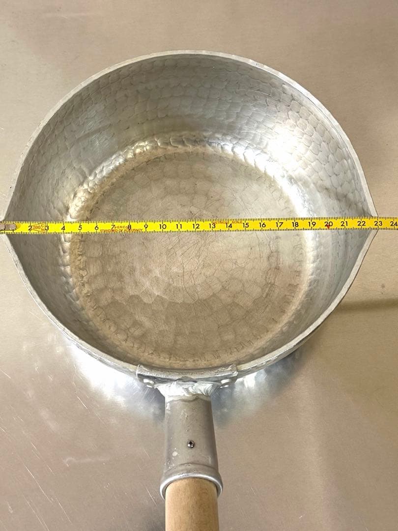 姫野作．本手打アルミ製 雪平鍋 7寸日本製 両口 釜浅商店