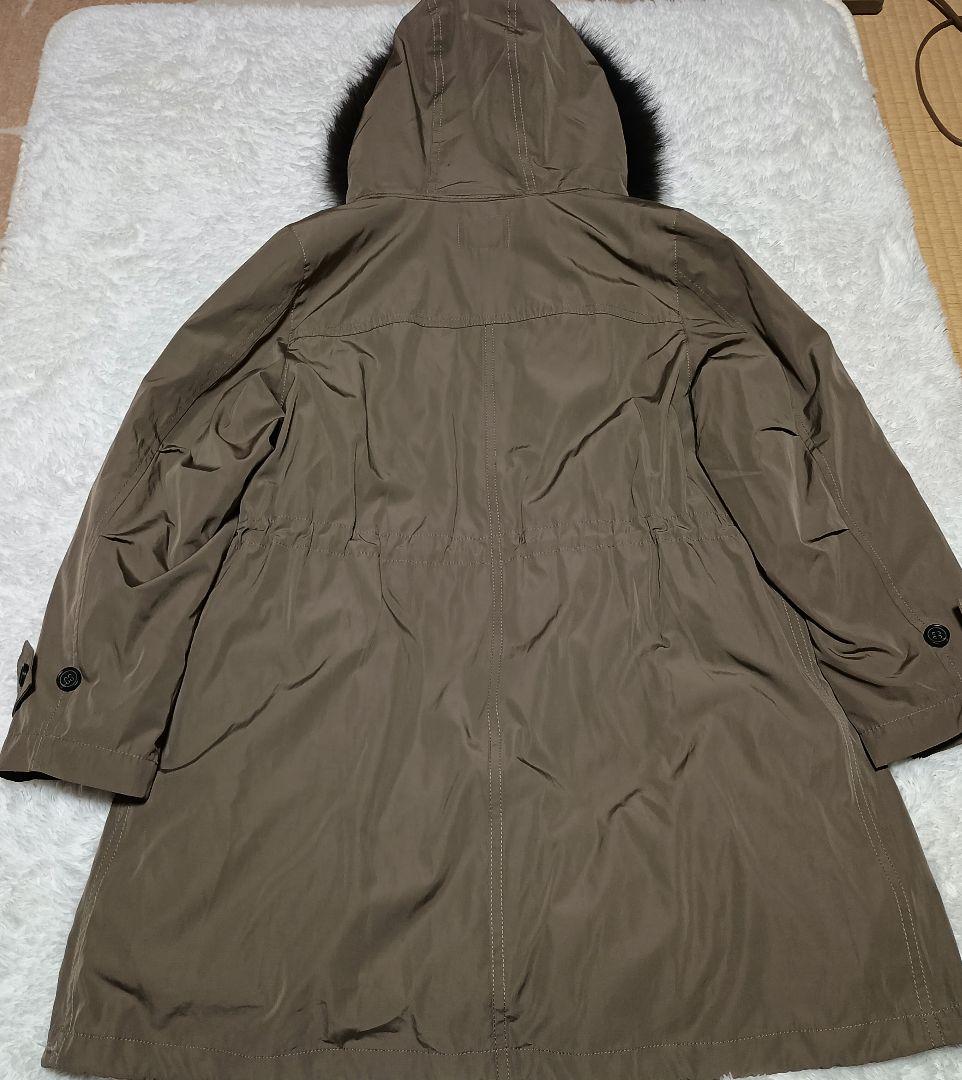 美品 23区Lモッズコート 46ライナー・ファー取り外し可 4way