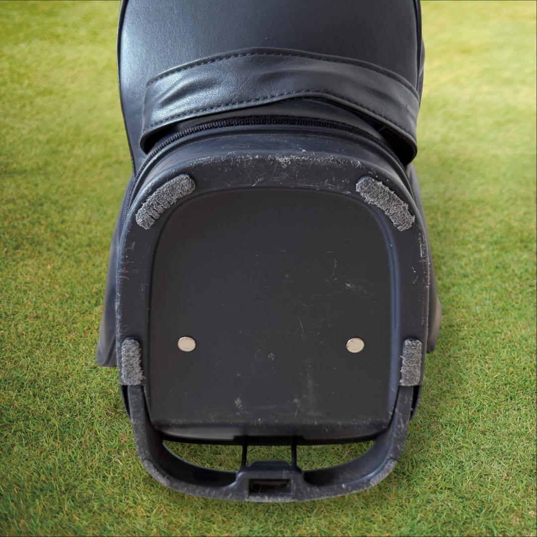 パーリーゲイツ　キャディ バッグ　ショルダー式　スタンド式　軽量　紺　ネイビー