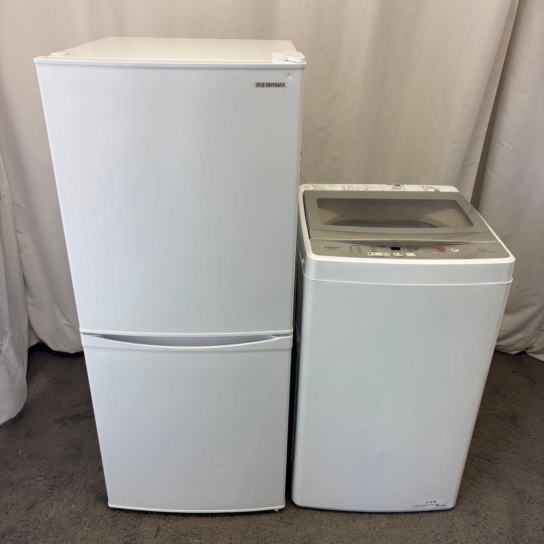 67　洗濯機　冷蔵庫　一人暮らし　家電セット　AQUA　中古　設置無料　安い‼️