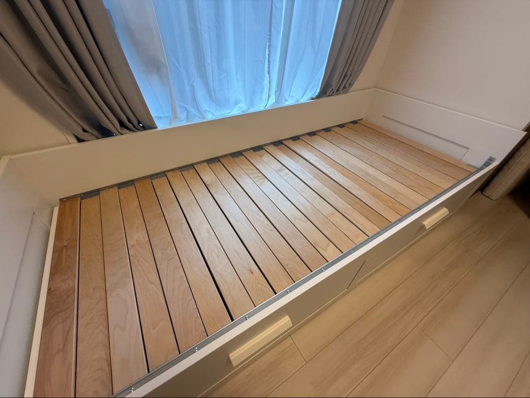 IKEA BRIMNES デイベッドフレーム ホワイト 80x200 cm