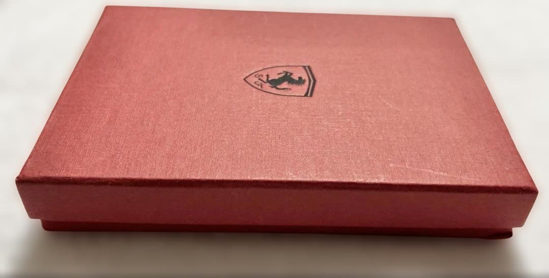 フェラーリ FIクラブ　Phone 3G 3GS 4G 4GS用レッド本革ケース