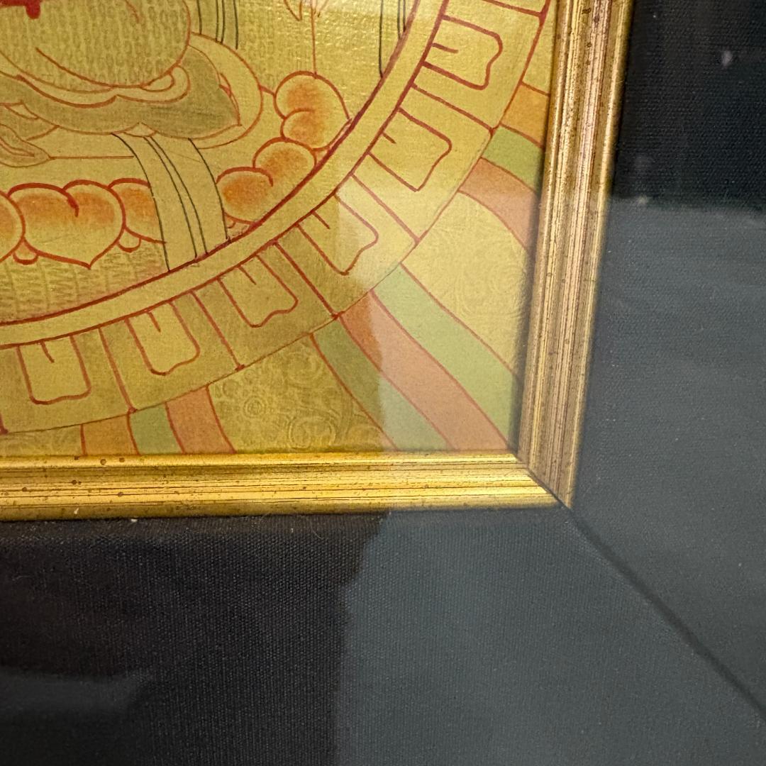 十一面千手観音 タンカ 仏画 絵画 細密画 サハスラブジャ 観音菩薩