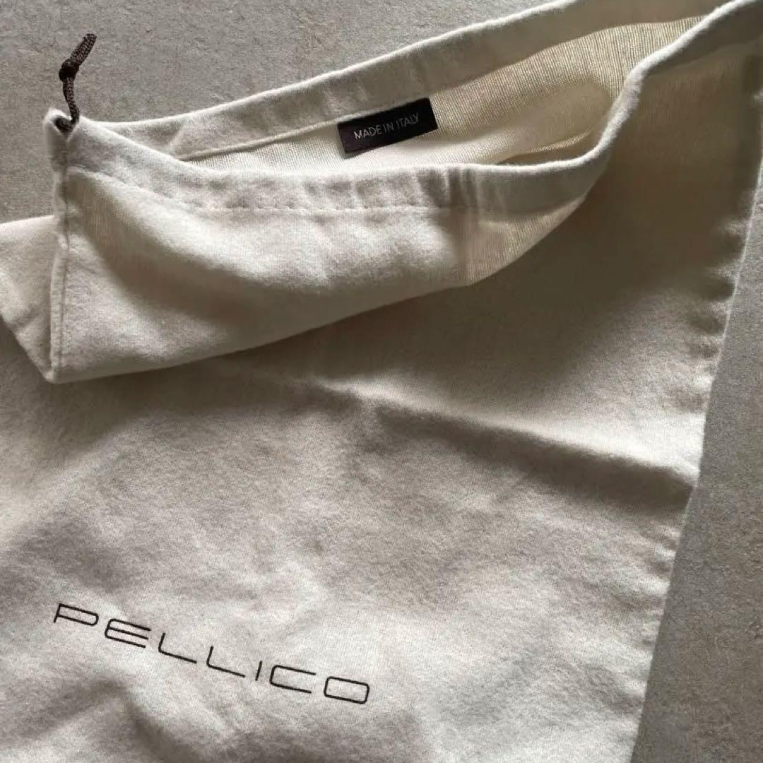 【美品】PELLICO チェック柄フラットミュール　37.5