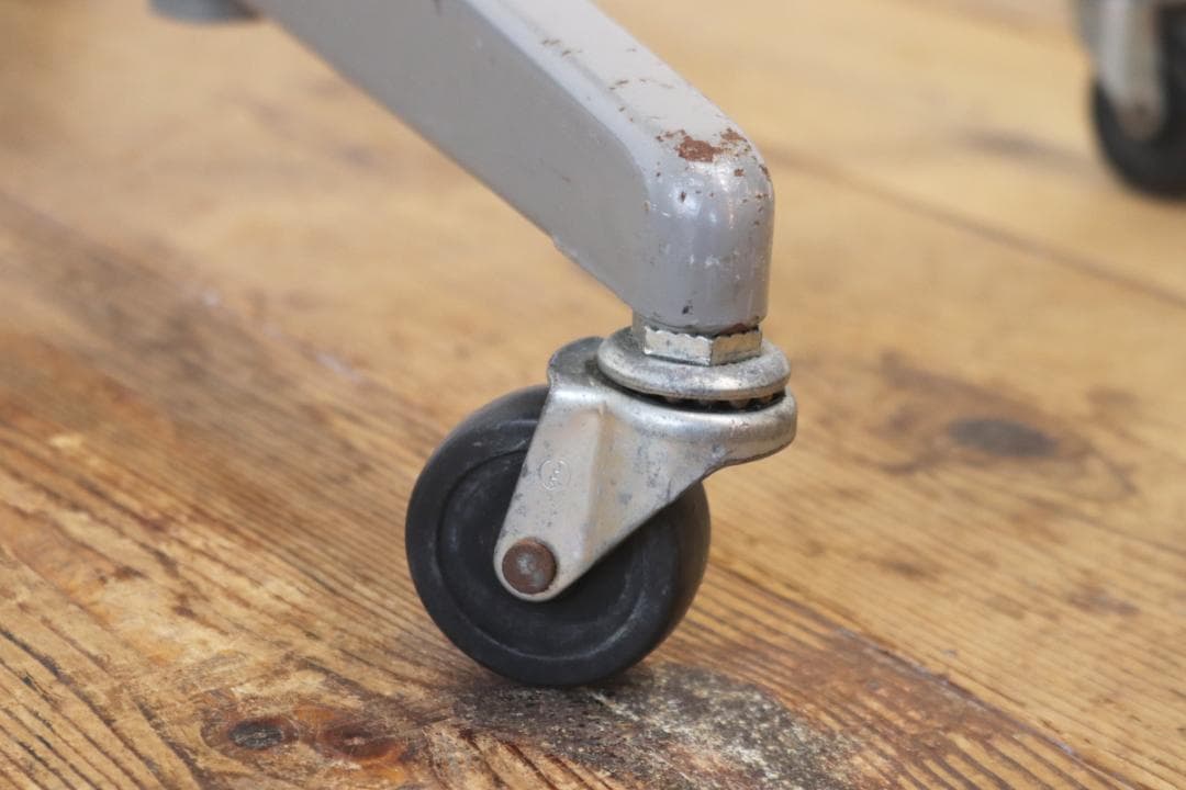 レトロ キャスタースツール 丸椅子 回転 昇降 学校 合皮 オフィス A