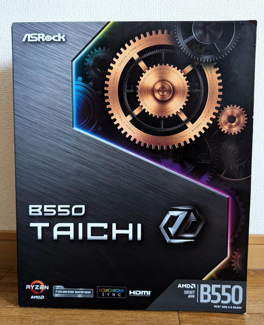 【新品・未使用】ASRock B550 Taichi ATXマザーボード