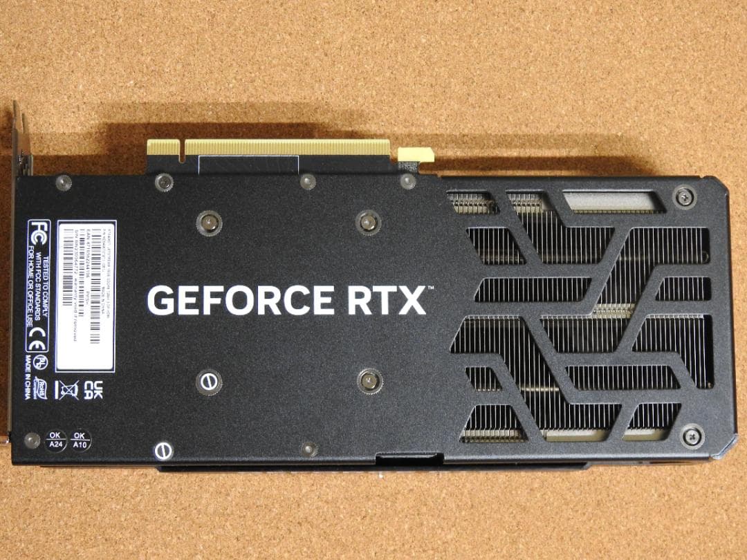 Palit RTX 4060 Ti 16GB JetStream 動作確認済み