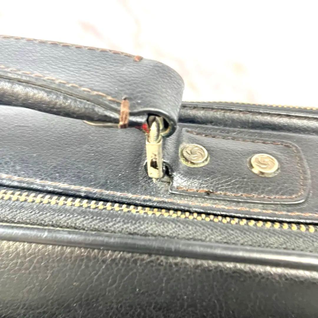 Samsonite サムソナイト ビジネスバッグ ブラック レザー 2way