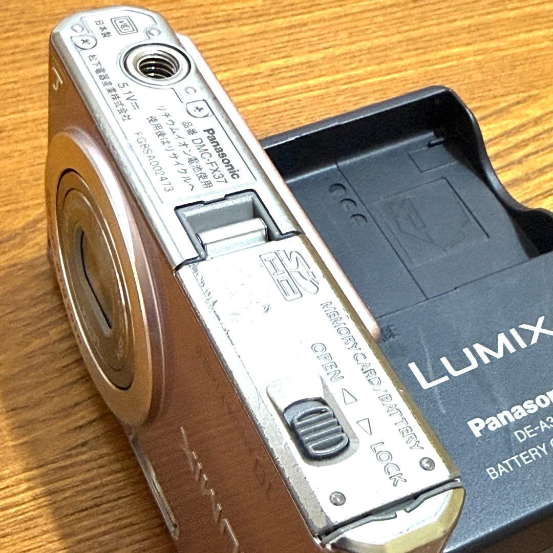 Panasonic LUMIX DMC-FX37 コンデジ ピンク 充電器付
