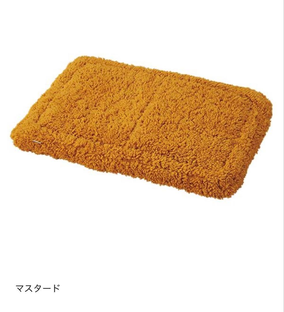 猫・犬用　抗菌防臭ふんわり保温ベッドs ベージュ、マスタード