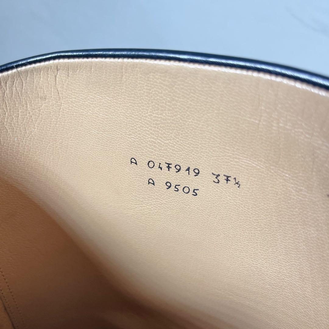 美品✨タニノクリスチー ベルト ロングブーツ ジョッキーブーツ 黒 EU37.5