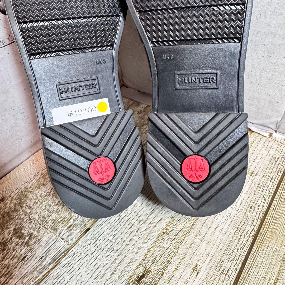 【新品未使用品】ハンター リファインド ボウ グロス ローファー UK3