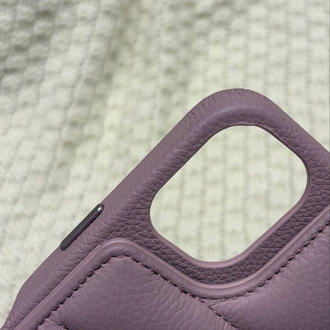 DEMIU BALLON iPhone17 ケース　ライラック　ストラップ付