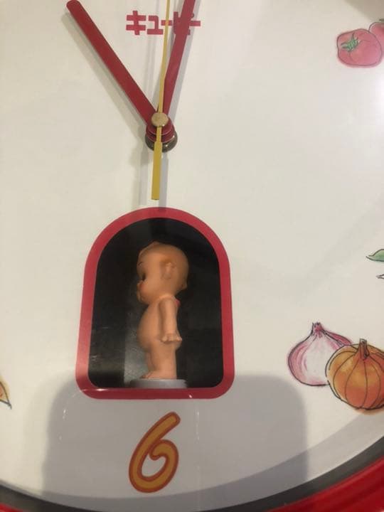 おまけ付き‼️ キューピー　壁掛け時計　希少