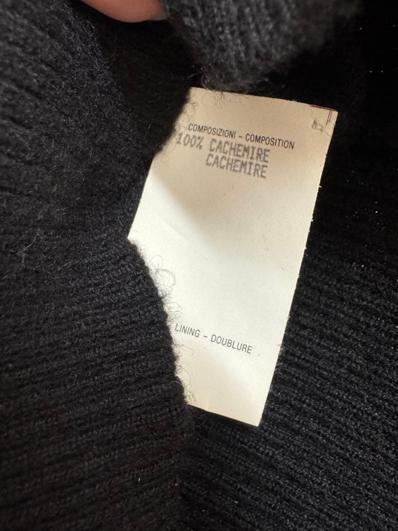 ヴィンテージ　グッチ　アンサンブル　トップス　カシミア　ブラック