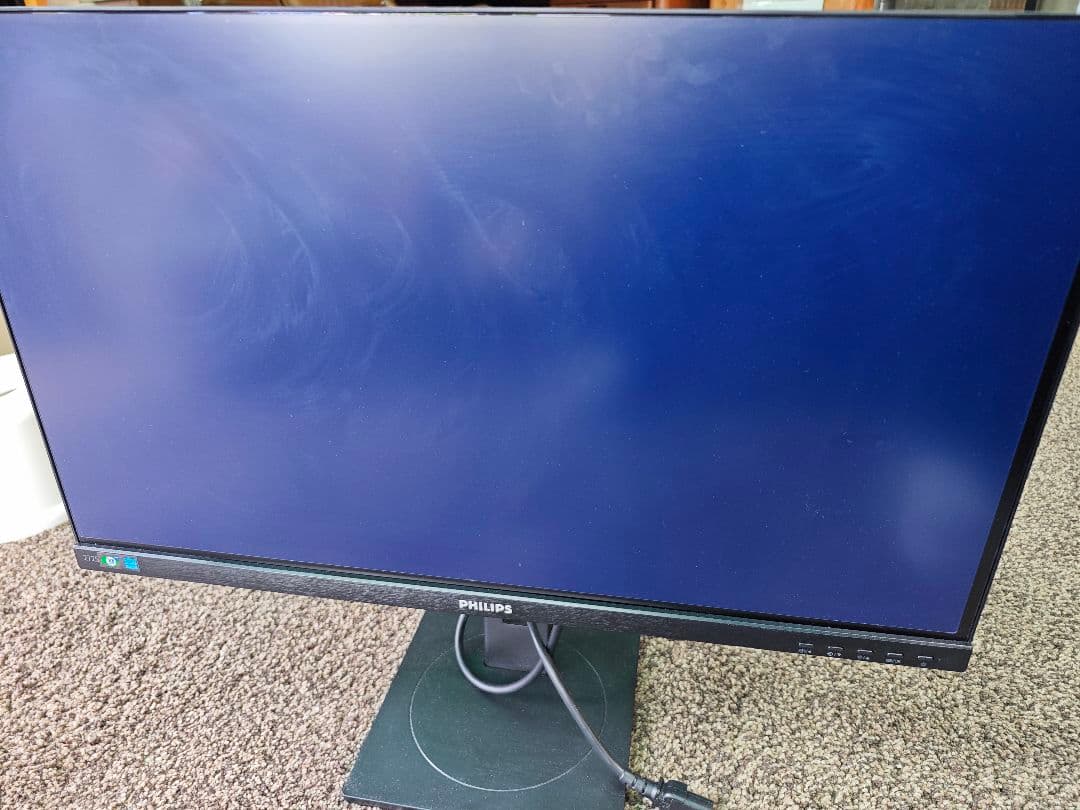 保護 フィルム付き フィリップス Philips 27インチ　液晶モニター