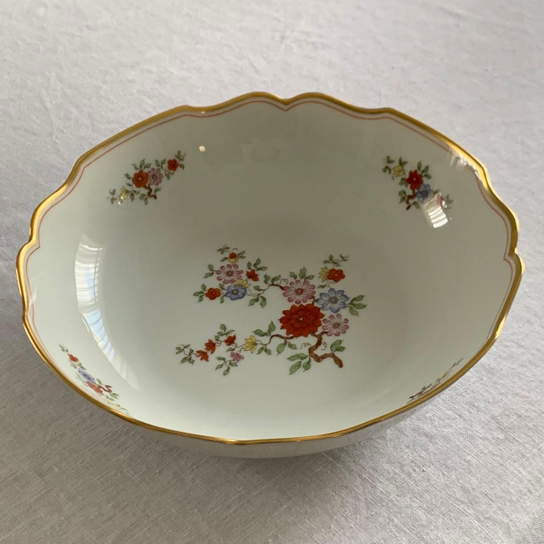 アウガルテン　カラフルシノワズリ　深皿  サラダボウル