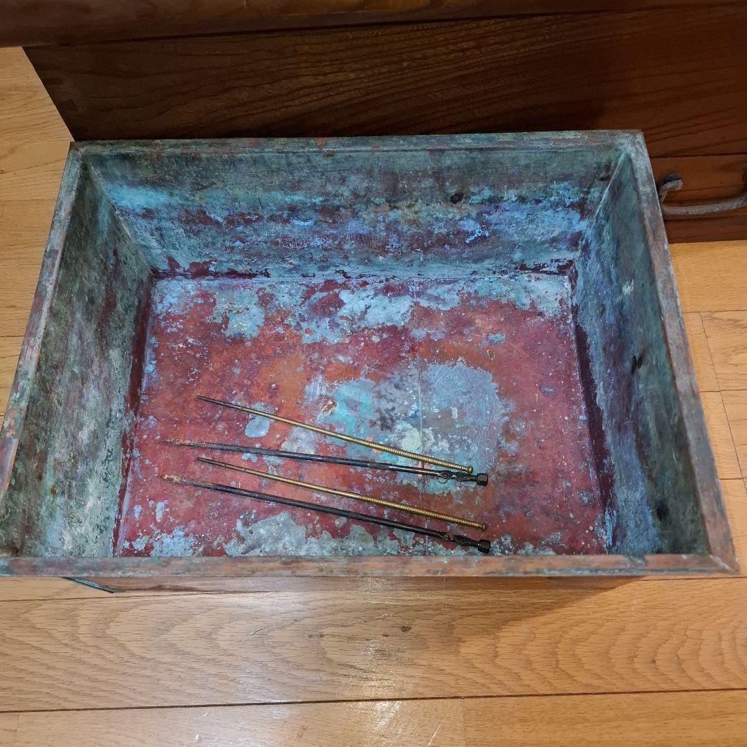 関西長火鉢　引き出し3杯　古道具 茶道具 囲炉裏 古民家　アンティーク 長火鉢