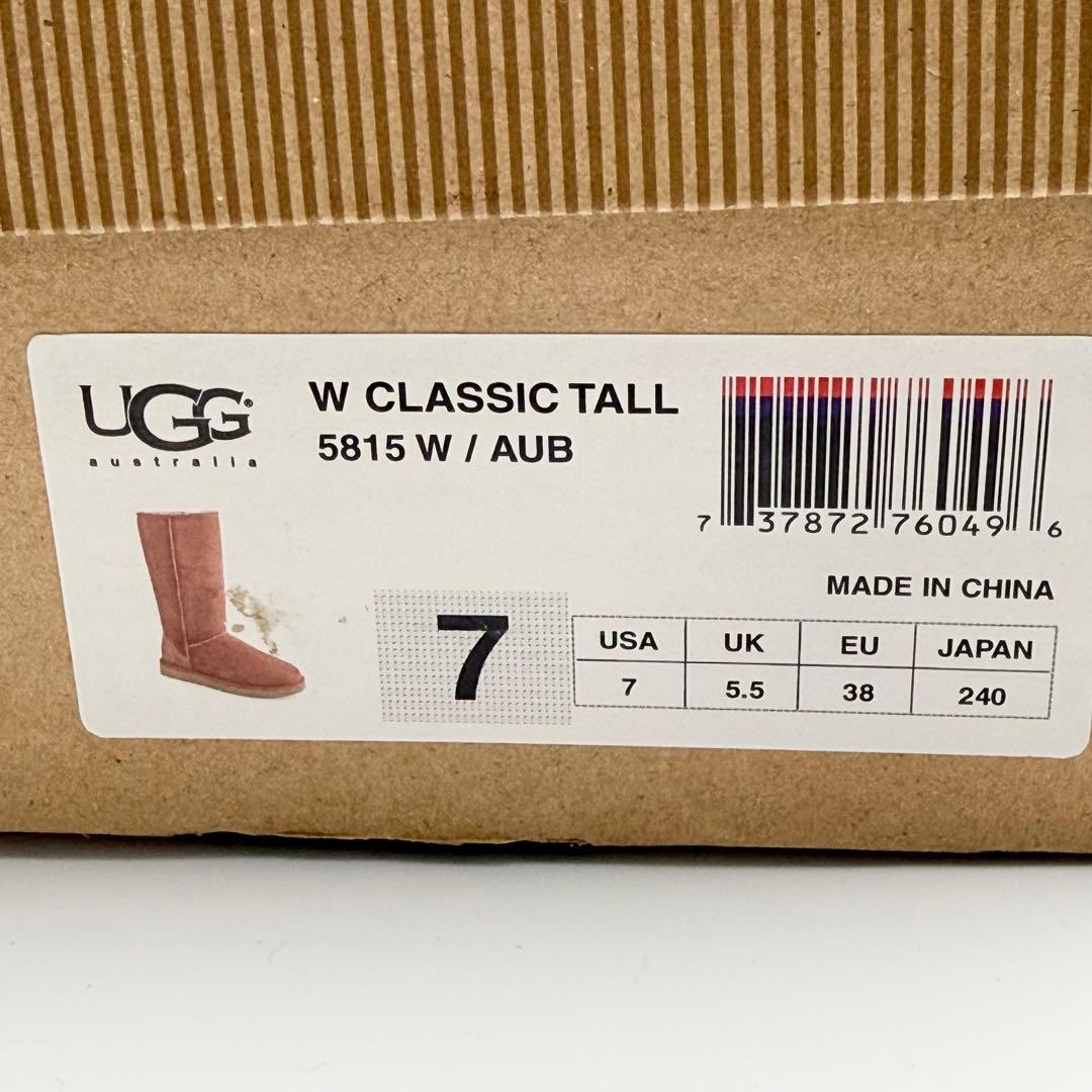 未使用品　箱付き　UGG W CLASSIC TALL　5815W　24cm