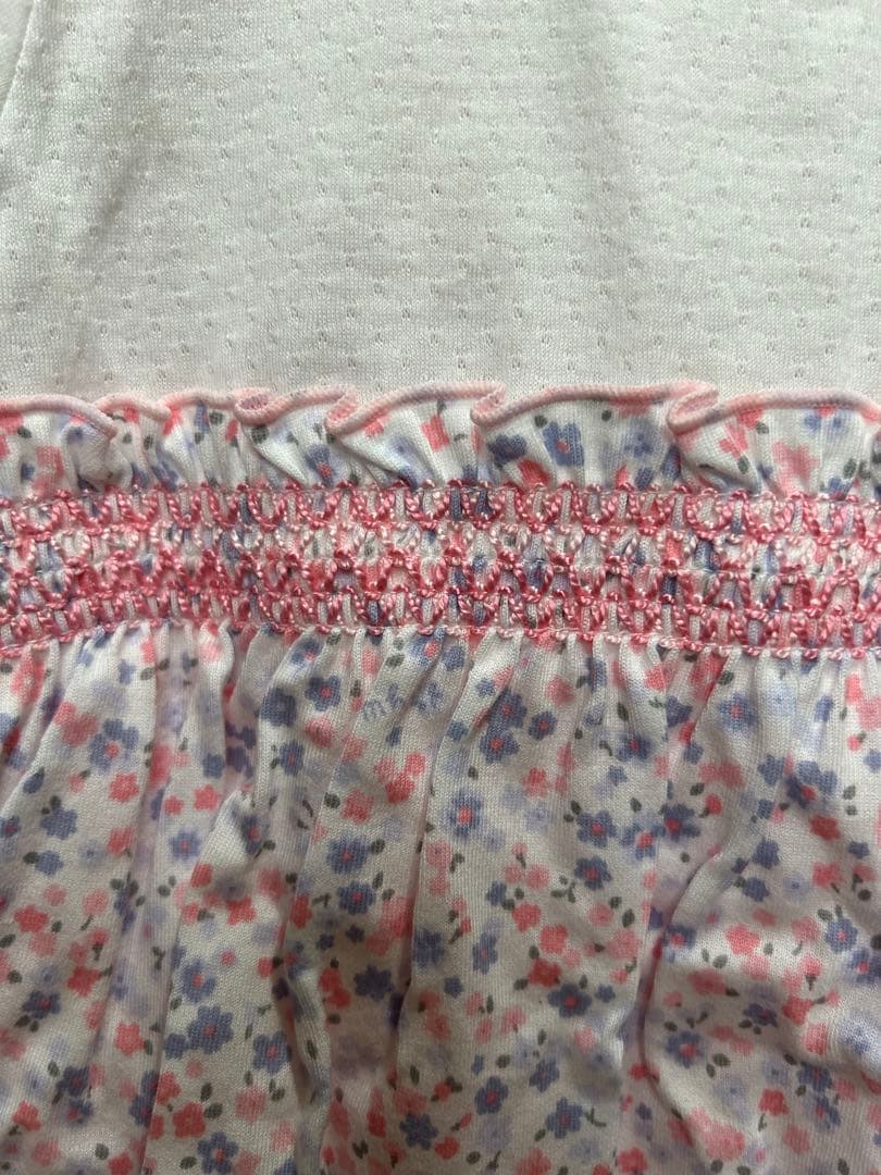 【新品★未使用】ミキハウス　ロンパース80★帽子44〜48センチ