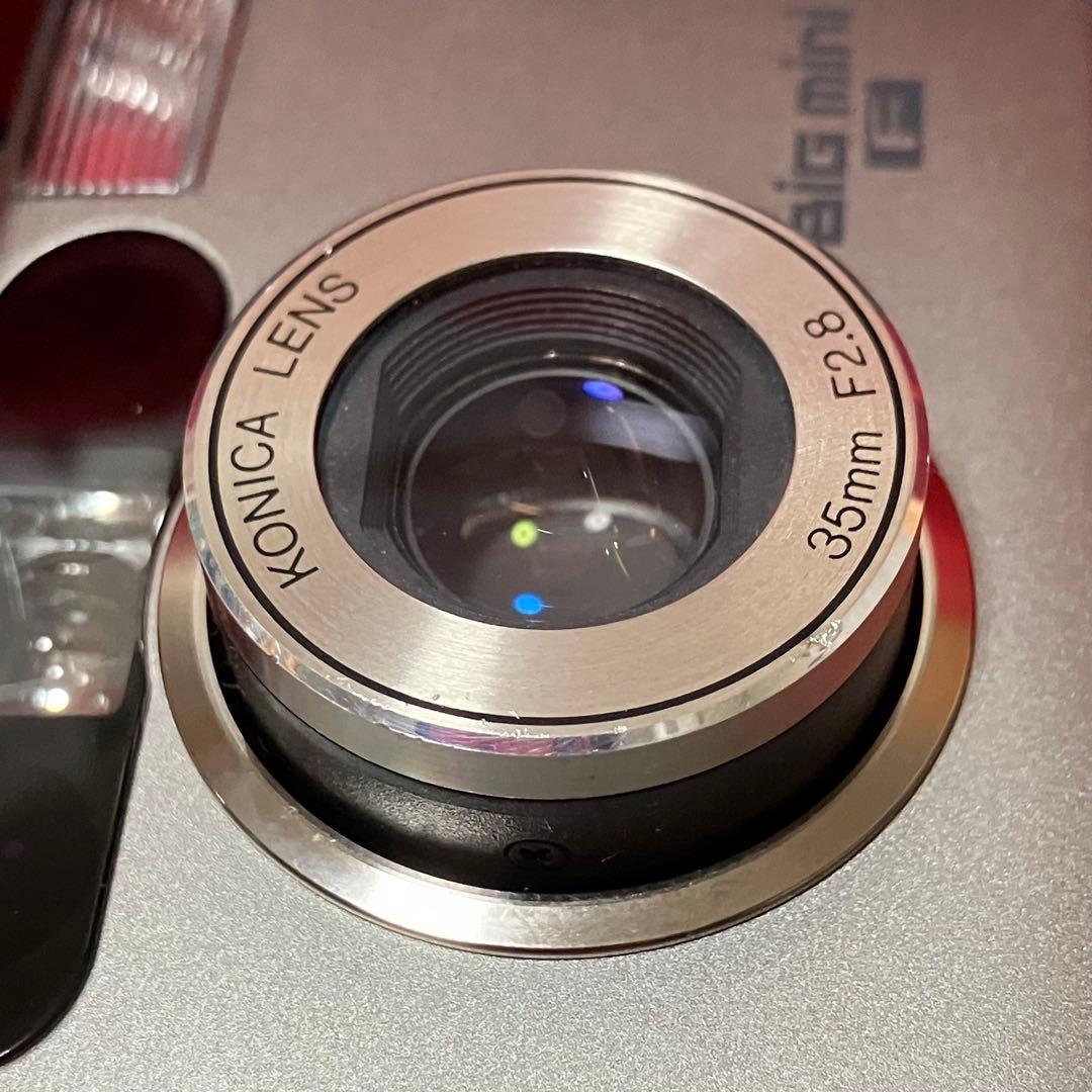 Konica BIG mini F シルバー 中古 傷 凹みあり