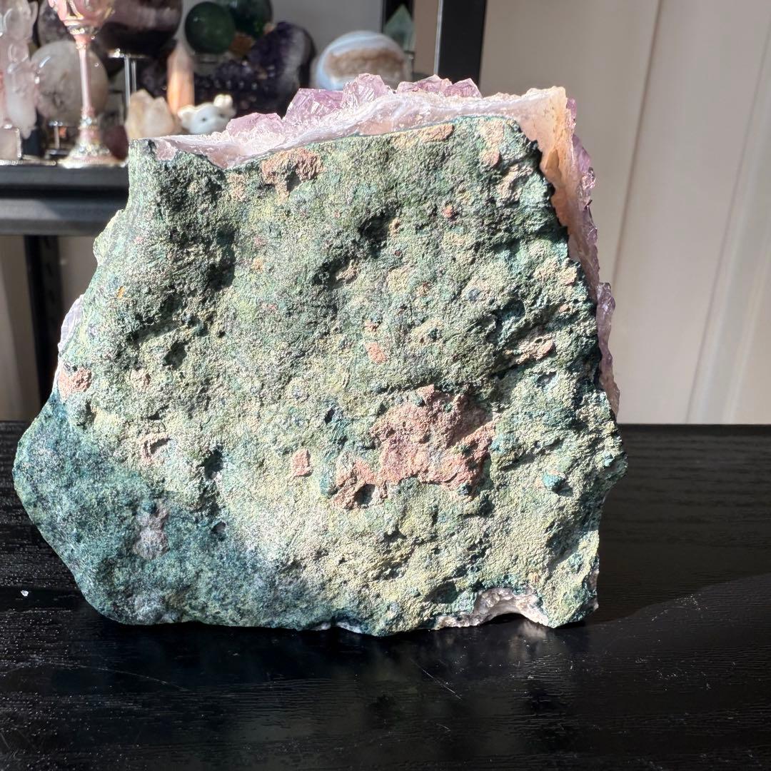 天然石シュガーアメジストの原石　置物　鉱物NO.011613