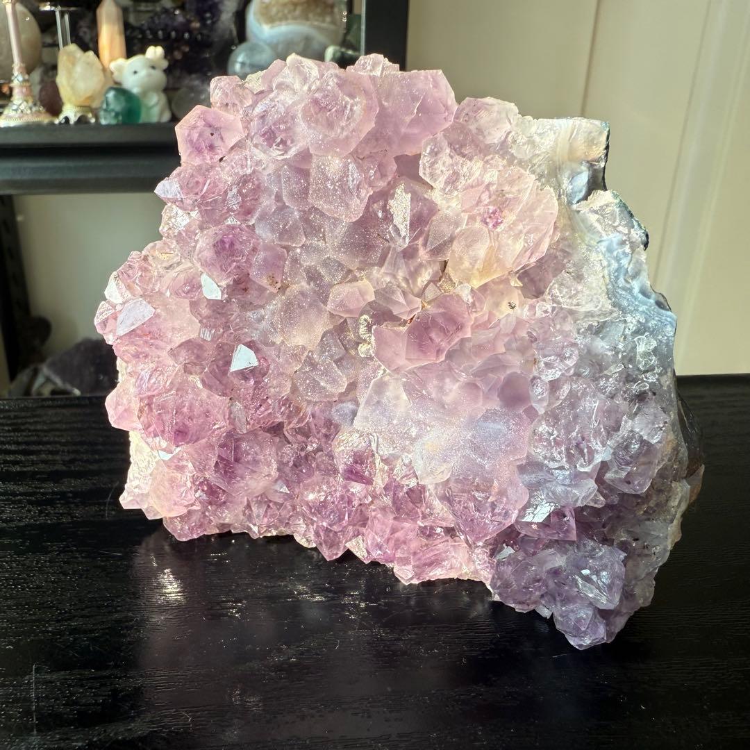 天然石シュガーアメジストの原石　置物　鉱物NO.011613