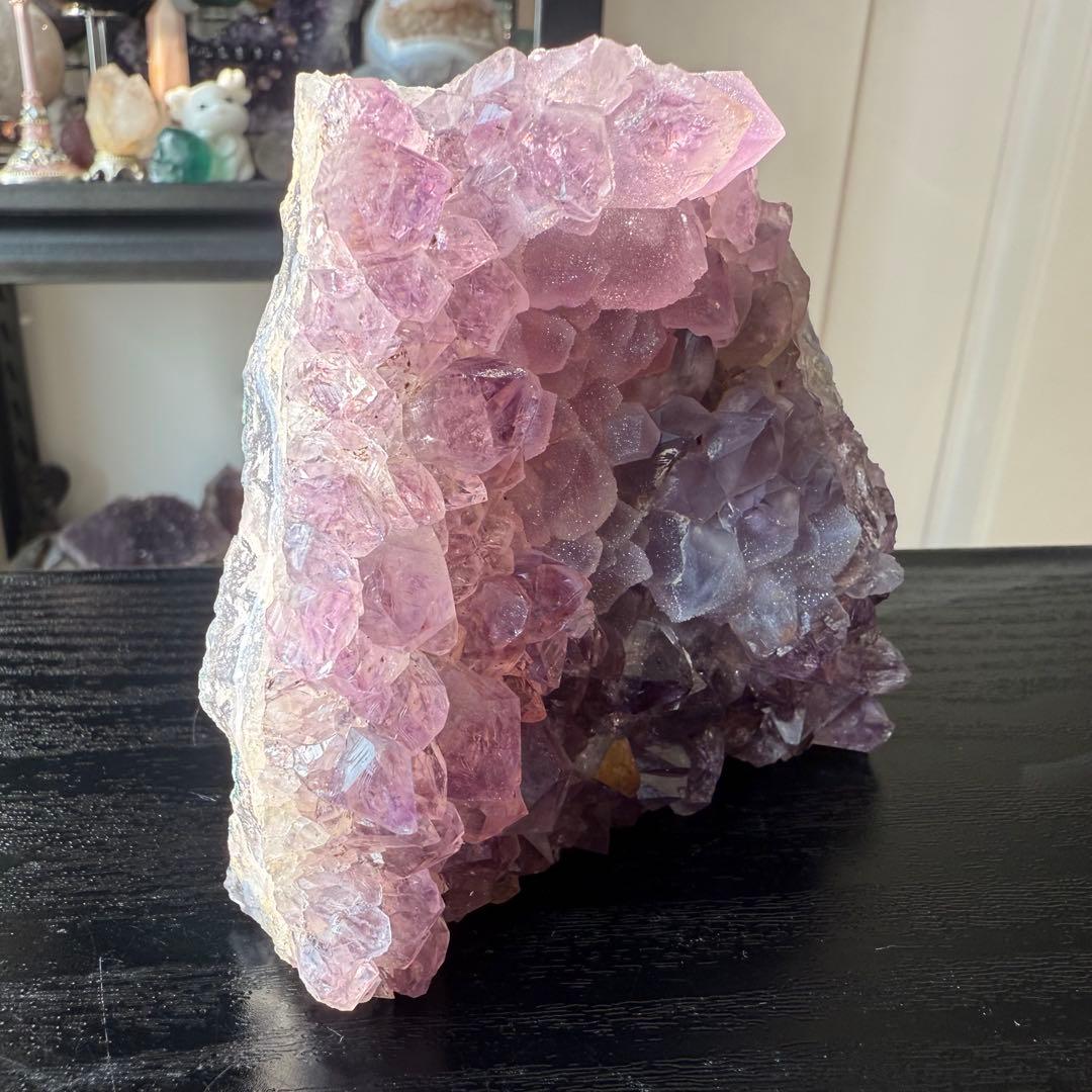 天然石シュガーアメジストの原石　置物　鉱物NO.011613