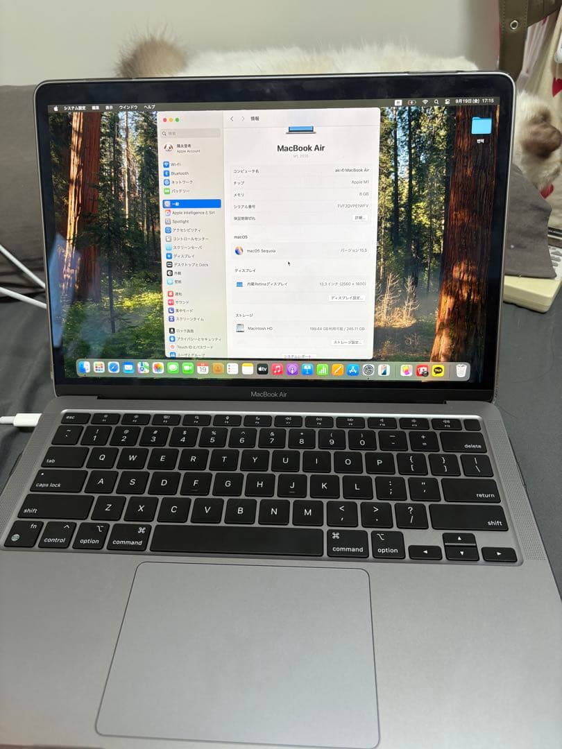 Apple MacBook Air スペースグレイ