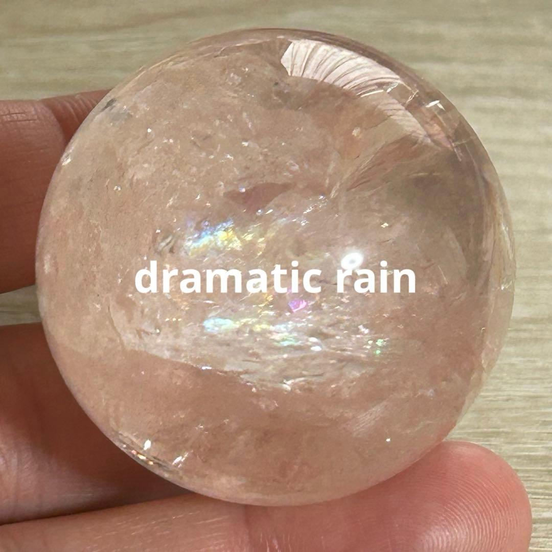 ピンククォーツ スフィア 天然石 置物