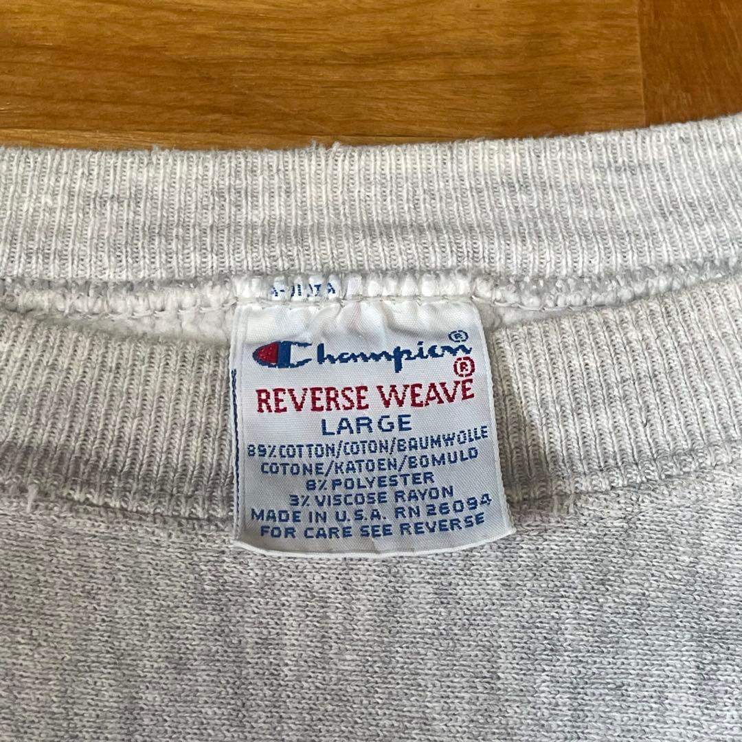 断*離様 【値下可】90s Champion REVERSE WEAVE 刺繍タ