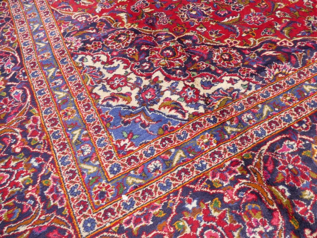 大判　ペルシャ絨毯　410×301cm　イラン産　手織り