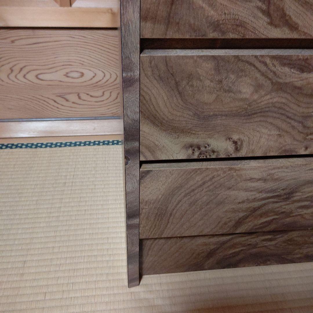 木目調 和テイスト 引き出しタンス