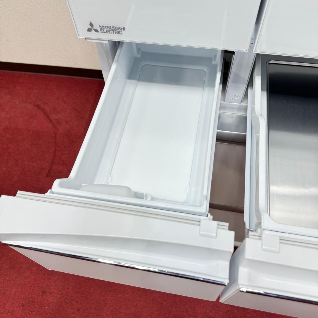 東京23区送料無料　超美品三菱2020年製　6ドア冷蔵庫572L　洗浄/除菌済み