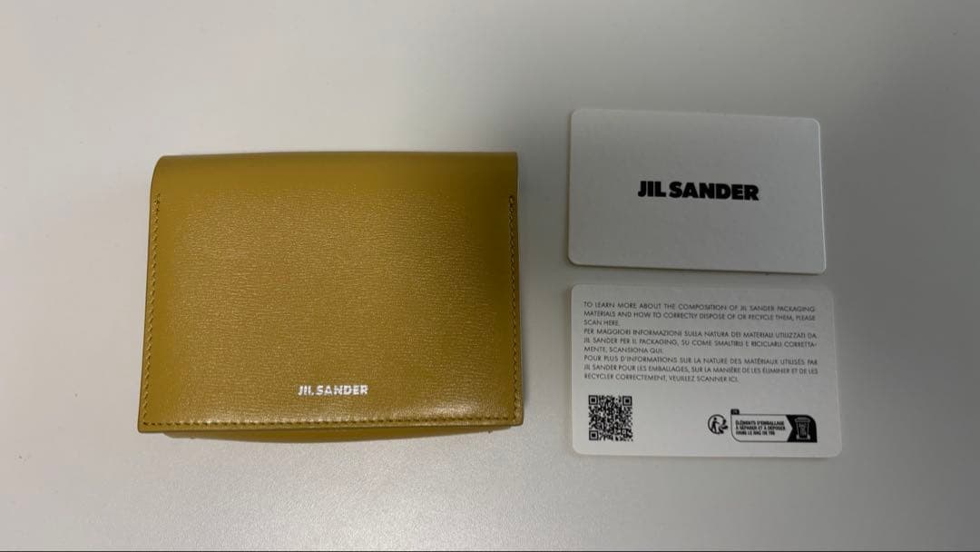 JIL SANDER イエロー カードケース