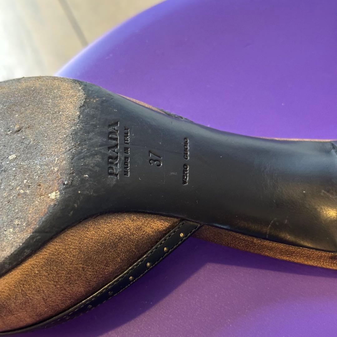 PRADA プラダ ポインテッドトゥミュール