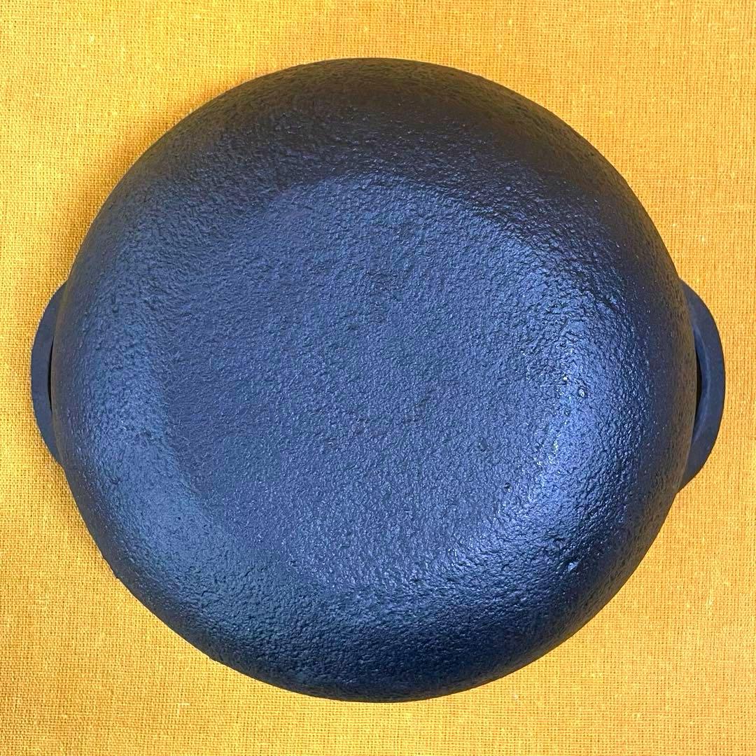 早い者勝ち‼️山王堂 久慈 砂鉄鍋 小ぶり 内径20cm 天ぷら鍋 南部鉄器 鋳鉄